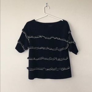 J. Crew Navy Sweater top